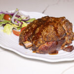 Codillo asado y glaseado